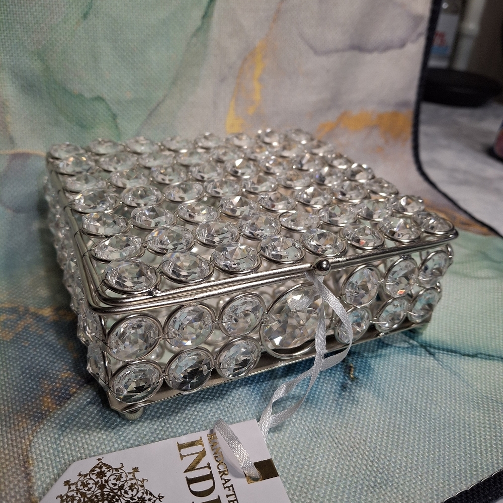 Silver Crystal Decor Box - Picture 8 of 9